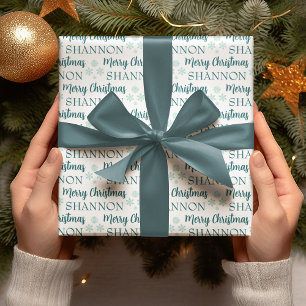 Personalized Christmas Wrapping Paper
