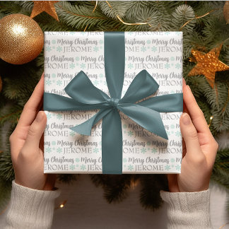 Personalized Christmas Wrapping Paper