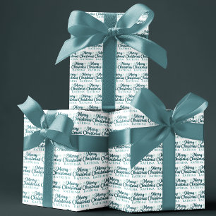 Personalized Christmas Wrapping Paper Sheets