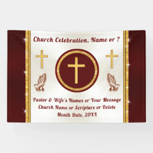 Personalized, Church Banners for ANY OCCASION