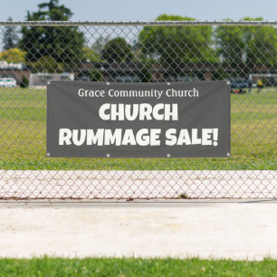 Personalized Church Rummage Sale! Banner
