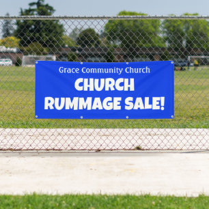 Personalized Church Rummage Sale! Banner