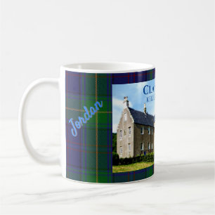 Personalized Clan Boyle's Kelburn Castle & Tartan Coffee Mug