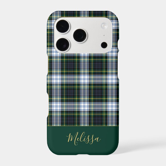 Personalized Clan Gordon Tartan Plaid Name (Back)