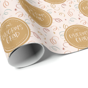 Personalized Class of 2025 Congrats Grad  Wrapping Paper