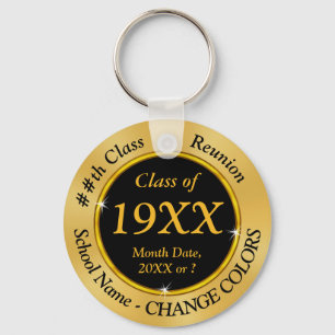 Personalized, Class Reunion Gifts, Change COLORS Key Ring