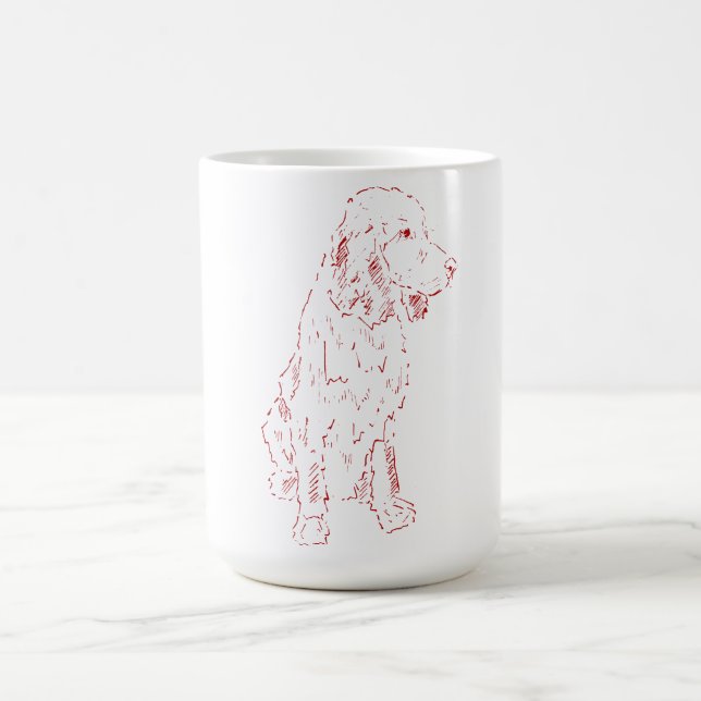 Personalized Cocker Coffee Mug (Center)