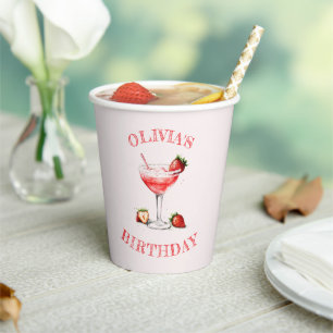 Personalized Cocktail Design Paper Cup