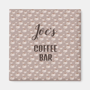 Personalized Coffee Bar Station Magnet