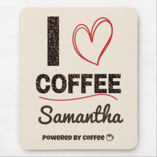 Personalized Coffee Lover | Custom Barista Gift Mouse Pad