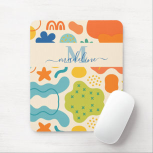 Personalized Color Splash Abstract Mouse Pad