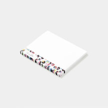 Personalized Colorful Animal Print Post-It Notes