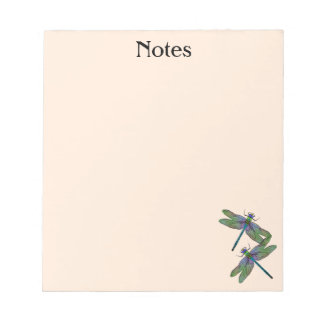 Personalized Colorful Emperor Dragonfly Notepad
