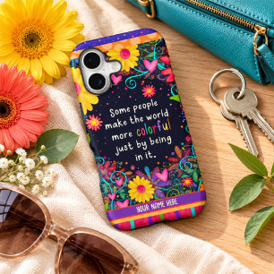 Personalized Colorful Inspirational Floral