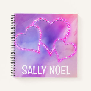 Personalized colorful notebook