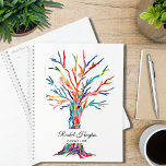 Personalized Colorful Tree of Life Planner<br><div class="desc">This unique and colorful Planner is decorated with an original Tree of Life design which was made in mosaic using fragments of brightly colored glass.
Customize it with your name and year.
Original Mosaic © Michele Davies.</div>