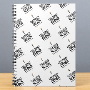 Personalized Company Branded Custom Minimalist  Notebook