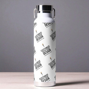 Personalized Company Branded Custom Minimalist Water Bottle