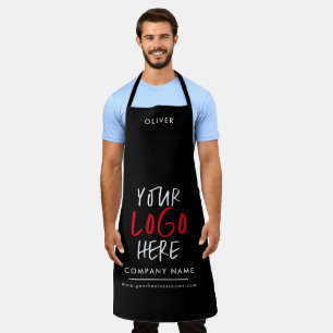Personalized Company Branding replace your logo  Apron