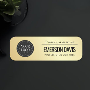 Personalized Company Logo   Custom Business Name Tag
