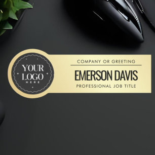 Personalized Company Logo   Custom Business Name Tag