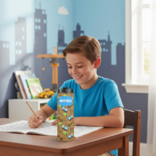 Personalized Construction Vehicles & Workers  Thermal Tumbler