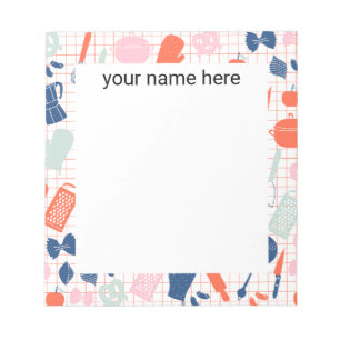Personalized Cooking Lover Notepad