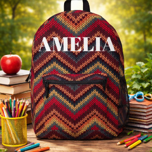 Personalized Corduroy Backpack with Name