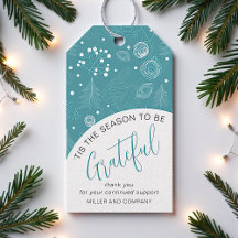 Personalized Corporate Christmas Thank You