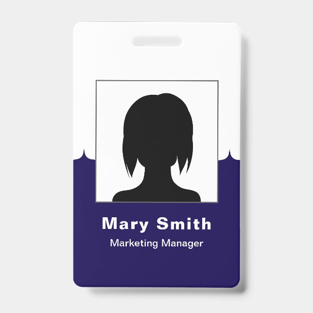 Personalized Corporate Employee ID Badge (Front)