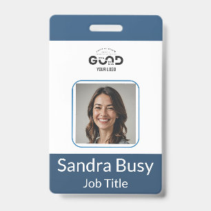 Personalized Corporate Employee ID Vertical Badge