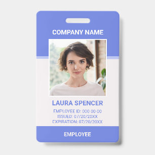 Personalized Corporate Employee Photo ID Badge