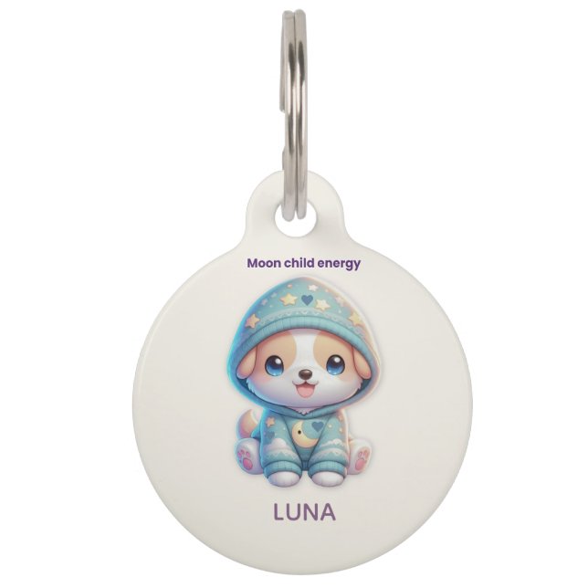Personalized Cosmic Pet Tag (Front)