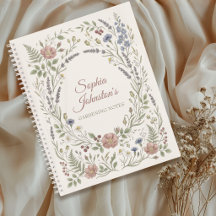 Personalized Cottage Garden Notebook