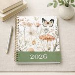 Personalized Cottagecore Floral Butterfly Planner<br><div class="desc">Stay organized in the most beautiful way with this Personalized Cottagecore Floral and Butterfly Planner, designed for anyone who loves soft nature-inspired stationery and cozy cottagecore aesthetics. Featuring delicate florals and a graceful butterfly, this planner brings a calm, nature-inspired feeling to your daily planning routine. The design pairs perfectly with...</div>