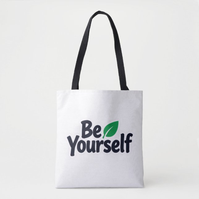 Personalized Cotton Tote Bag – Custom Reusable Bud (Front)