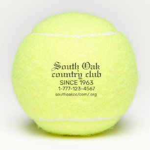 Personalized Country Club OE Tennis Balls