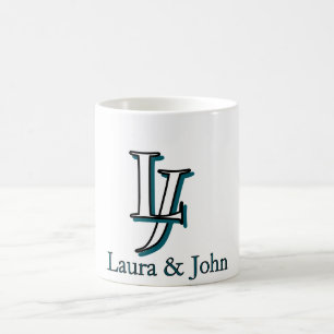Personalized Couple Initials Mug Valentine Gift
