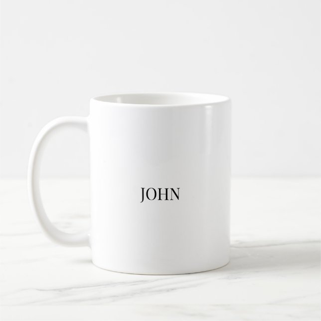 Personalized Couple Mug Set – Custom Name Valentin (Left)