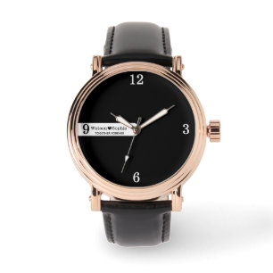 Personalized Couple Name   Love Quote Black  Watch