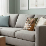 Personalized Couple Photo Pillow – Custom Romantic<br><div class="desc">Celebrate your love with this custom couple photo pillow! Perfect for anniversaries, weddings, or just to show your special someone how much you care. Simply upload your favorite photo, and we’ll create a unique keepsake that adds a personal touch to any home. Soft, comfortable, and beautifully printed, this pillow makes...</div>