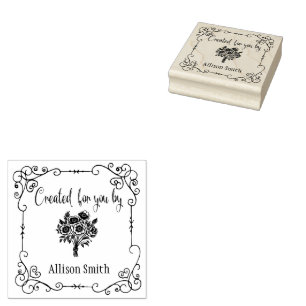 Personalized Created for you by Wood Stamp