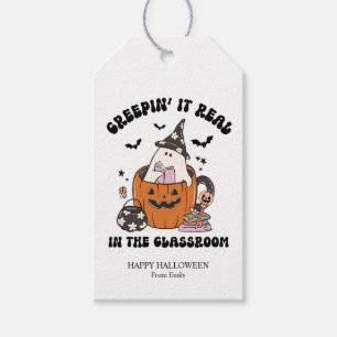 Personalized Creepin’ It Real in the Classroom Gift Tags
