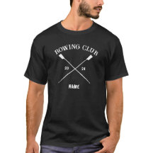 Personalized Crew Rowing Logo Oars Team Name Year