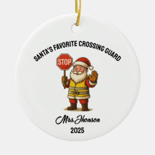 Personalized Crossing Guard Ornament