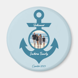 Personalized Cruise Family Trip with Your Photo Magnet