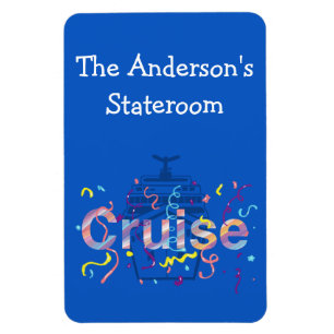 Personalized Cruise Stateroom Magnet