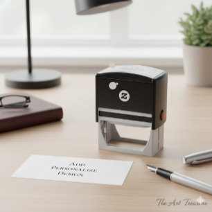 Personalized Custom 2.9" x 1.4" Self-inking Stamp