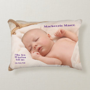 Personalized Custom Baby Photo Decorative Cushion