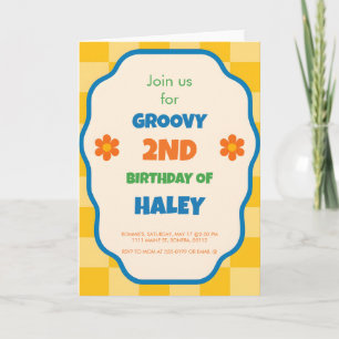 Personalized Custom Birthday Invitation for Kids 